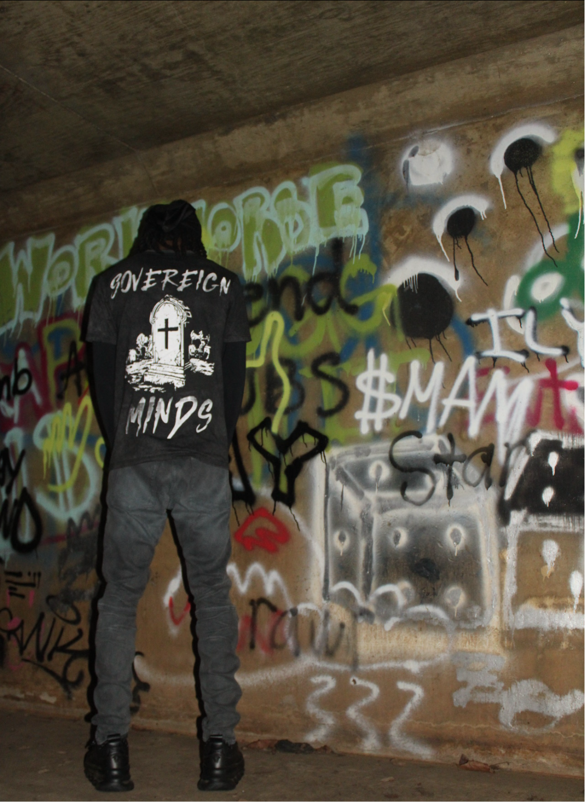 "Accept but don't settle" Vintage Acid Wash T-shirt